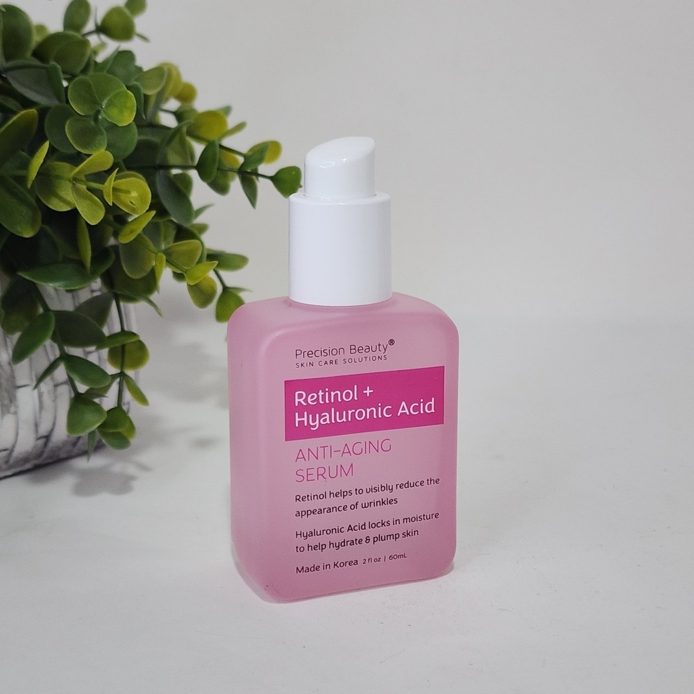 Precision Beauty Retinol + Hyaluronic Acid Anti-Aging Face Serum 2 fl oz